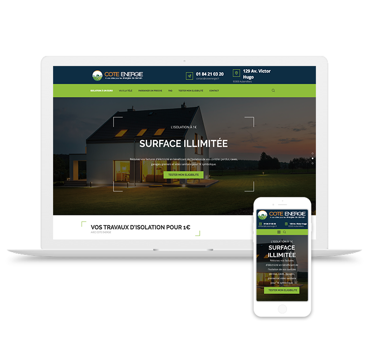 Cote-Energie-site-mockup-ordi+mobile-portfolio